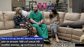 Freshman gets mandatory hitachi orgasm from doctor tampa daisy bean