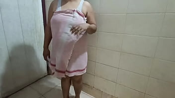 Husband record her hot sexy wife bathing Husband record her hot sexy wife bathing