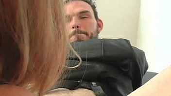 Sexy blonde mistress gets this man bound