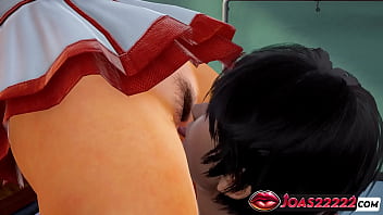 Adult porn animation nurse in hot dress huge boobs massage licking wet hairy pussy anal toy stimulation ending in a squirt animation