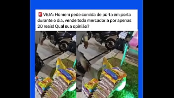 Mendigo recebe muito saco Mendigo recebe muito saco