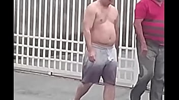 Walking without underwear Walking without underwear