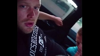 Sucking cock deepthoat in car Sucking cock deepthoat in car