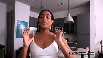 Picking up ebony hottie to ride her sweet pussy Picking up ebony hottie to ride her sweet pussy