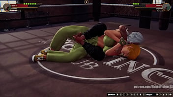 Karen vs diabla nf3d female mma combat ring Karen vs diabla nf3d female mma combat ring