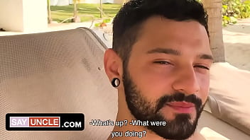 Handsome latin boy swallows strangers jizz for money Handsome latin boy swallows strangers jizz for money