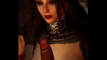 Serana gives titjob to dragonborn Serana gives titjob to dragonborn