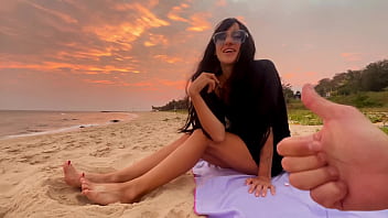 Sexy beauty girl chasing sunsets beach vibes and pure joy Sexy beauty girl chasing sunsets beach vibes and pure joy