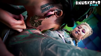 Inexperienced tattooed hippie babe gets her first anal lesson from a kinky alt pornstar Inexperienced tattooed hippie babe gets her first anal lesson from a kinky alt pornstar