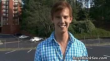 Blacksonboys interracial bareback hardcore gay fuck video 15