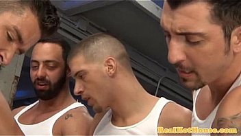 Gaysex jocks horny for group fun Gaysex jocks horny for group fun