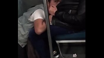 Sucking on the subway Sucking on the subway