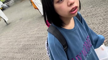 Part1 めちゃカワ色白デカパイボディjd【ことの 22歳】今日はシフトを調整してお店の皆にバレないようにことのと隠密デート。都合よくハめさせて頂きます…m m