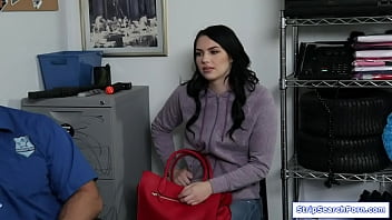 A security guard fucks teen shoplifter