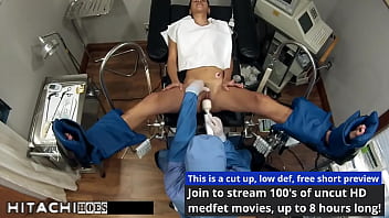 Freshman gets mandatory hitachi orgasm from doctor tampa kristen martinez
