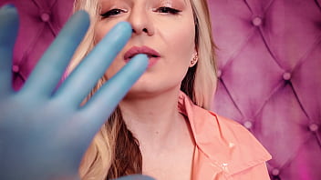 Blue nitrile gloves and pink pvc fetish coat sexy curvy milf arya grander asmr free clip Blue nitrile gloves and pink pvc fetish coat sexy curvy milf arya grander asmr free clip