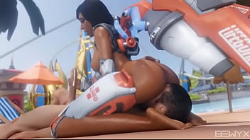 Overwatch pharah facesitting anon