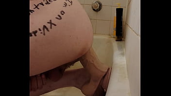 Stretching my hole with a nice fat dildo Stretching my hole with a nice fat dildo