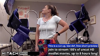 Freshman gets mandatory hitachi orgasm from doctor tampa kendra heart