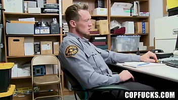 Creepy mall officer fucks thief Creepy mall officer fucks thief