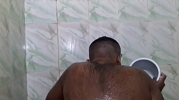 Indian guy taking shower Indian guy taking shower