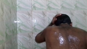 Indian guy showering show Indian guy showering show