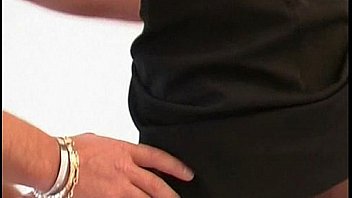 Brunette with sexy legs