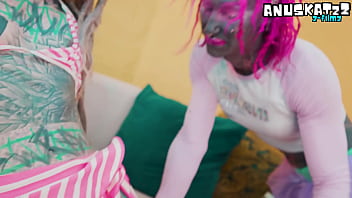 Sharing a bbc with my trans wife her first dick anal threesome atm gape atogm