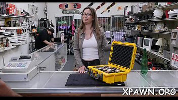 Daring woman has sex in shop Daring woman has sex in shop