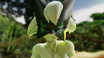 Follando una meowscarada salvaje en el campo