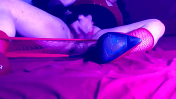 Crossdresser drinks her own sperm Crossdresser drinks her own sperm