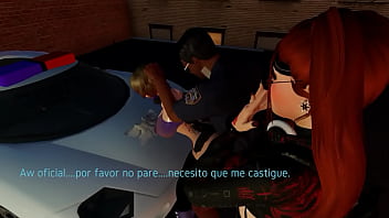 Arrestada por un policia Arrestada por un policia