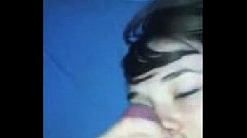 Beauty girl blowjob and facial pov amateur