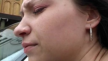 Brunette teen michelle gets fucked outdoors