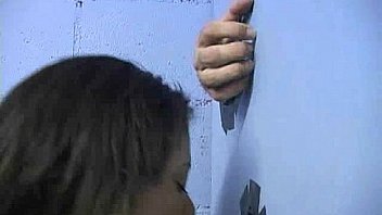 Horny lady enjoys gloryhole cocksucking interracial 2 Horny lady enjoys gloryhole cocksucking interracial 2