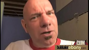 Busty black babe bubble bath group cocksuck 10