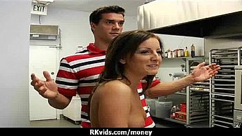 Desperate teen naked in public and fucks to pay rent 4 Desperate teen naked in public and fucks to pay rent 4
