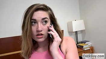 Submissive cuckold hubby watches her wife with another guy Submissive cuckold hubby watches her wife with another guy