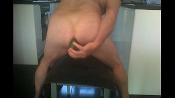 Whole cucumber shoved stright up my ass Whole cucumber shoved stright up my ass