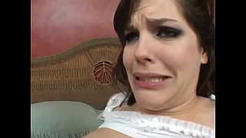 Anal threesome with double