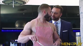 Bearded hunk anal bred by suited stud Bearded hunk anal bred by suited stud