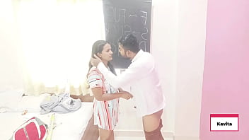 Desi tatya teacher fuck with kavita student give fuck punishment Desi tatya teacher fuck with kavita student give fuck punishment
