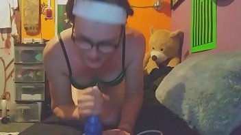 Tgirl plays with bad dragon Tgirl plays with bad dragon