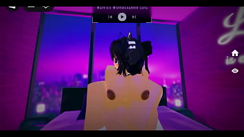 Bitch is horny for big white cock in roblox