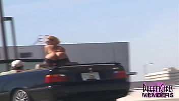 Mindys huge tits are on full display in tampa