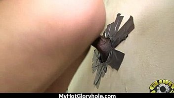 Horny ebony suck the juice from big white gloryhole 29 Horny ebony suck the juice from big white gloryhole 29
