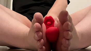 Let me give you a special massage with my feet Let me give you a special massage with my feet