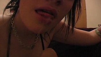 Andi gives her dildo a sloppy blow job Andi gives her dildo a sloppy blow job