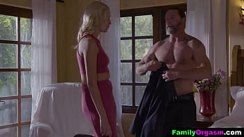 Mischievous daughter finds herself stirring up trouble with her stepdad Mischievous daughter finds herself stirring up trouble with her stepdad