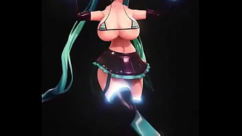 Hatsune miku moves the body only for you
